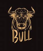 Image result for Black and Gold Bull Clip Art