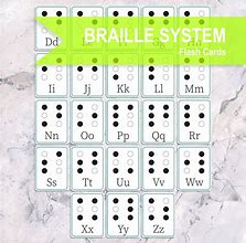 Image result for Braille Alphabet Cards