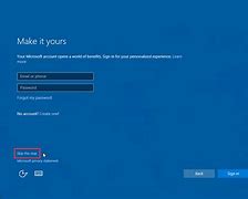 Image result for Bypass Sign in Update Windows 10 Setup