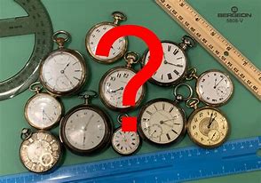 Image result for Antique Pocket Watch Size Chart