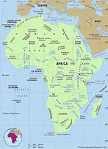 Image result for Geographic Map of Africa