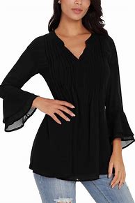 Image result for Bell Sleeve Tunic Tops