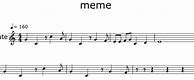 Image result for Meme Songs Flute Sheet Music