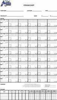 Image result for Fastpitch Softball Pitching Charts