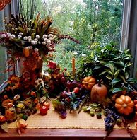 Image result for How to Decorate a Bay Window for Fall