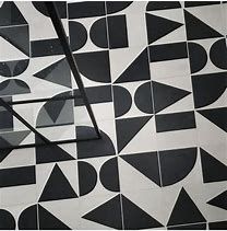 Image result for Black White Geo Tile