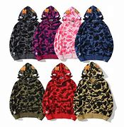 Image result for Bape X Hattori Camo Hoodie