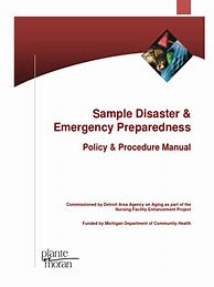 Image result for Disaster Manual Template