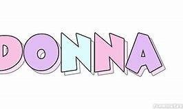 Image result for Donna Name Logo