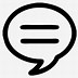 Image result for Text Message Icon Black and White