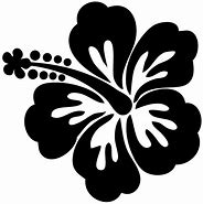 Image result for Tropical Flower Clip Art Black and White