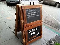 Image result for How to Design a Sandwich Board Sign