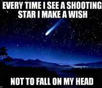 Image result for Shooting Star Wish Meme