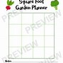 Image result for Square Foot Garden Layout
