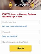 Image result for Free Xfinity WiFi Login Account Info