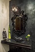 Image result for Black Ornate Mirror