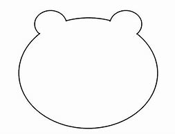 Image result for Bear Face Template