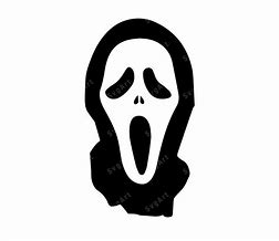 Image result for Scream Mask Girly SVG