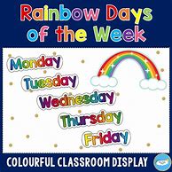 Image result for Days of the Week Classroom Display
