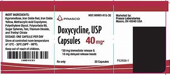 Image result for Doxycycline Color