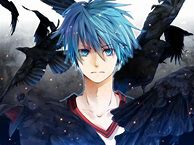 Image result for Blue Hair Anime Boy Jacket