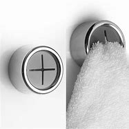 Image result for Towel Holder Self Adhesive Bathroom in Chrome