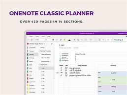 Image result for OneNote Planner Template