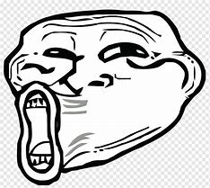 Image result for Troll Face Black and White