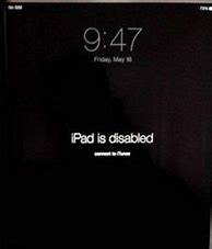 Image result for iPad Disabled Cannot Connect to iTunes