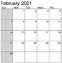 Image result for February Calendar Printable