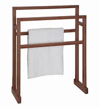 Image result for Wooden Towel Rail Stand