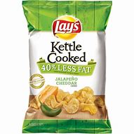 Image result for Kettle Cooked Jalapeno Cheddar Chips