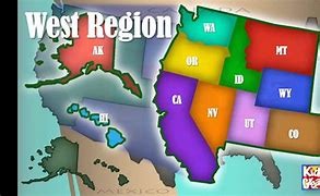 Image result for West Region States Map