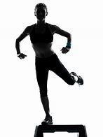 Image result for Aerobic Step Exercise Silhouette