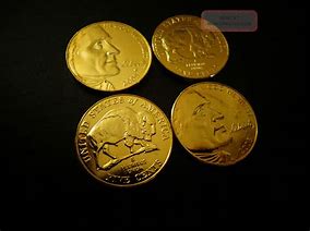 Image result for Gold Plated Buffalo Nickel