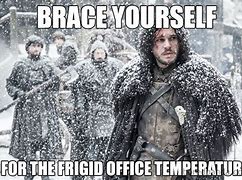 Image result for Freezing Cold Office Meme