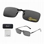 Image result for rimless eyeglasses with clip on sunglasses