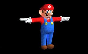 Image result for Mario T-Pose Meme