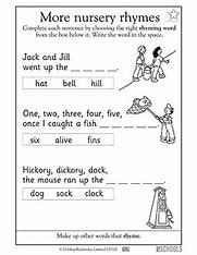 Image result for Kindergarten Nursery Rhymes