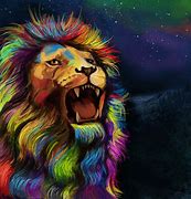 Image result for Lion Trippy Picture Face