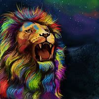 Image result for Psychedelic Lions W Blinds and Headphone