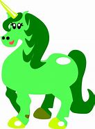 Image result for Green Unicorn Clip Art