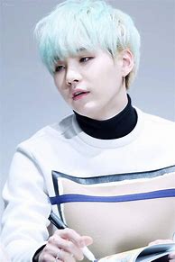 Image result for Yoon Gi Mint Hair