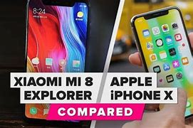 Image result for MI 8 vs iPhone X