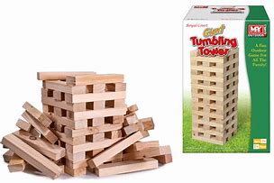 Image result for Giant Wooden Tumbling Tower