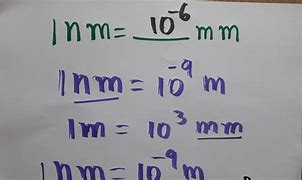 Image result for Nanometers to Millimeters