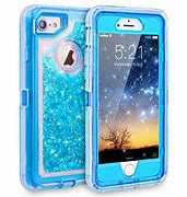 Image result for Blue Liquid Glitter Phone Case iPhone 7 Plus