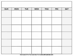 Image result for Free Fillable Monthly Calendar Template
