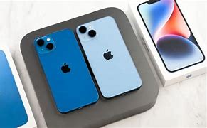 Image result for iPhone 13 vs 14 Blue