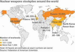 Image result for Nuclear Weapons Map